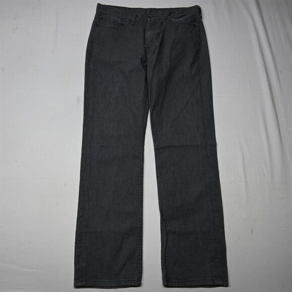 Levis 36x34 514 Straight Fit Gray Stretch Denim 00514-0435‎ Mens Jeans - Picture 1 of 9